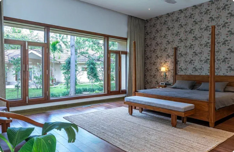 Shreayas Yoga Retreat rooms